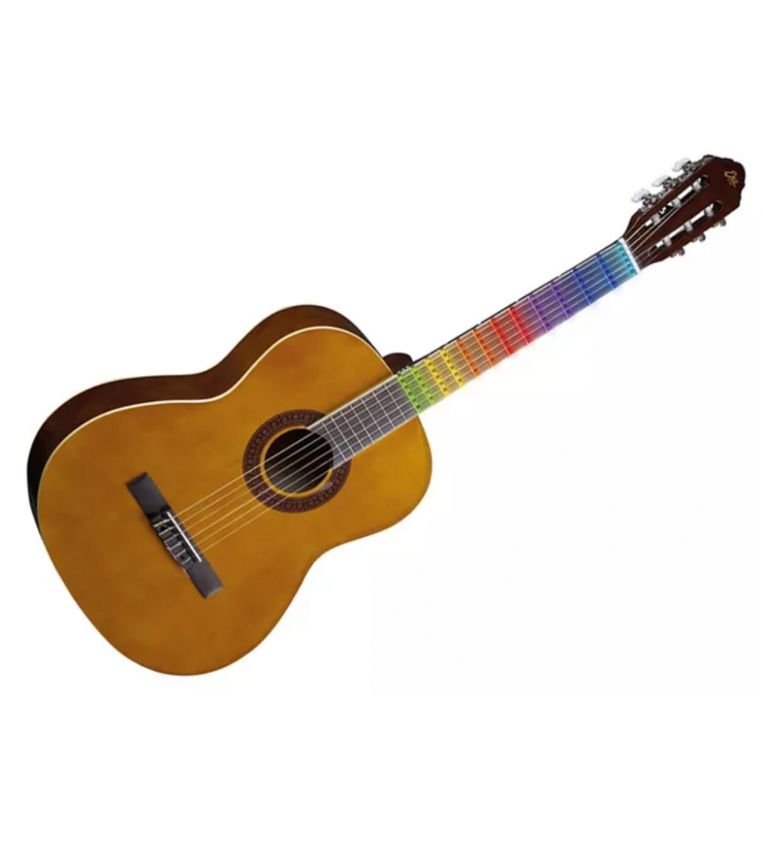 EKO CS-10 Visual Note chitarra classica naturale con sistema visual note